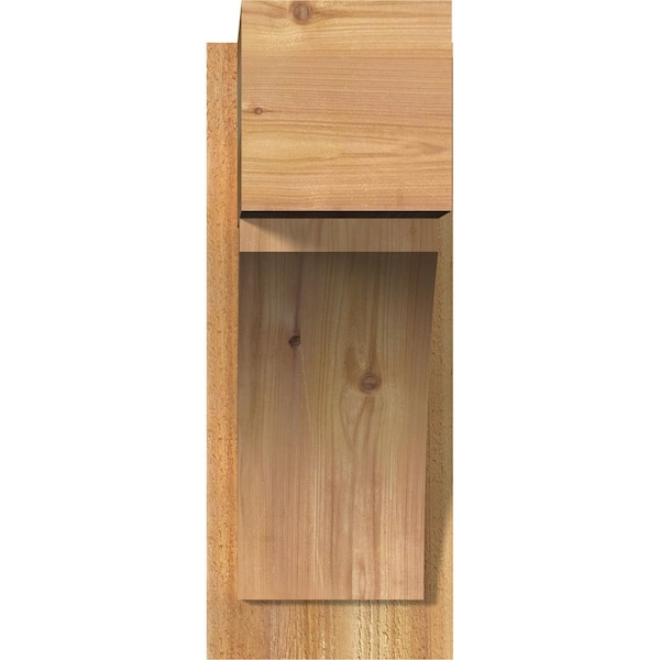 Thorton Block Rough Sawn Outlooker, Western Red Cedar, 8W X 16D X 20H